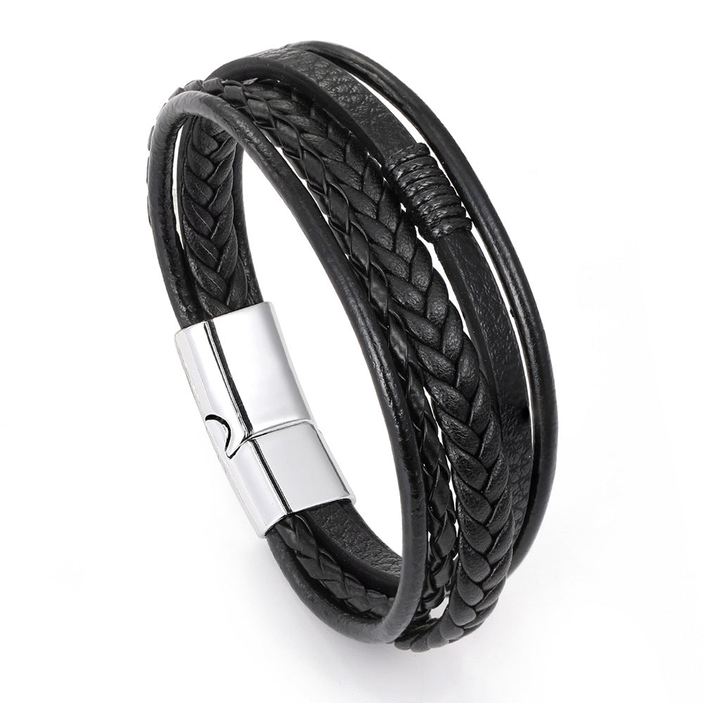 Wholesale Vintage Men's Leather Bracelet